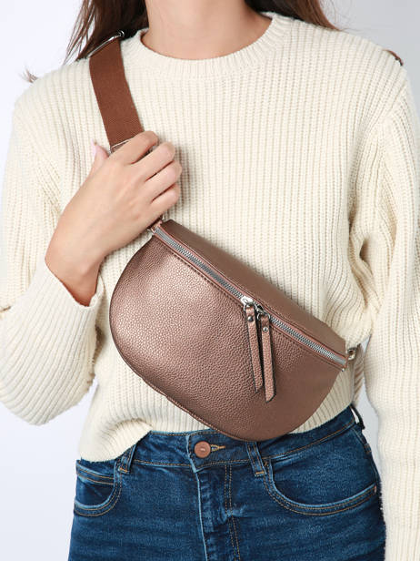 Belt Bag Miniprix Brown grained F3645 other view 1