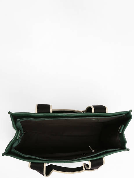 A4 Size Shoulder Bag New Grain Miniprix Green wt new grained F6946 other view 3