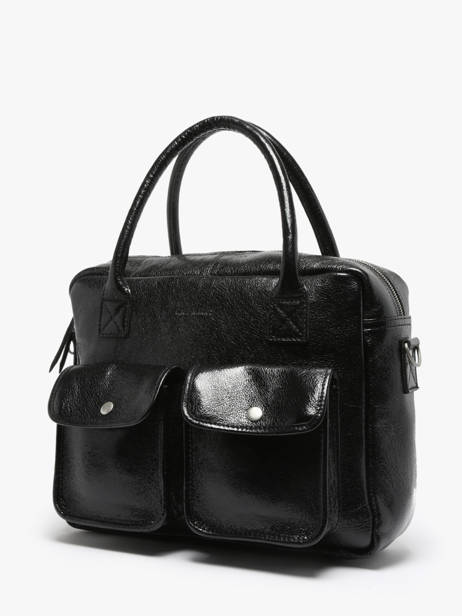 Leather Le Dandy Éclipse Satchel Paul marius Black eclipse DANDYECL other view 1