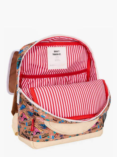 Sac à Dos Hello hossy Marron cool kids 5 vue secondaire 3