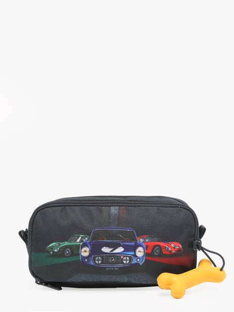 Pencil Case 3 Compartments Stones and bones Black boys B