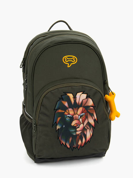 Backpack Aspen 3.0 Boys Stones and bones Green boys B other view 2