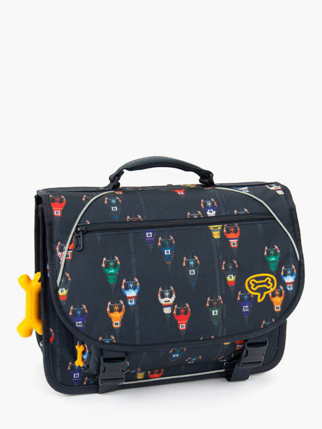 Satchel 2 Compartments Lily Boys Stones and bones Multicolor boys B other view 2