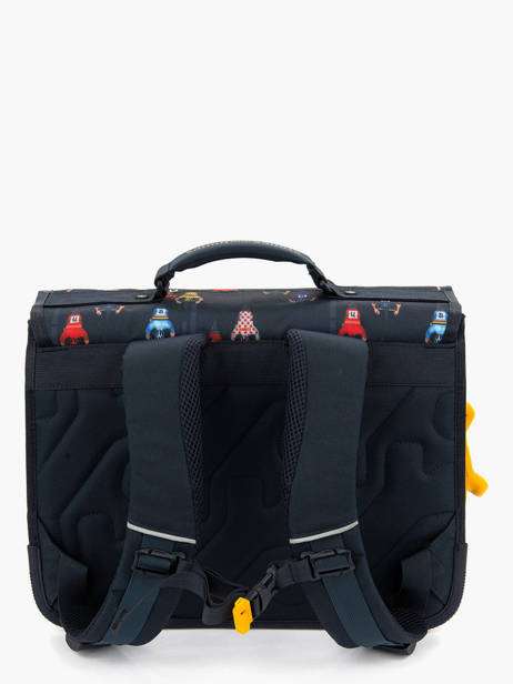 Satchel 2 Compartments Lily Boys Stones and bones Multicolor boys B other view 4