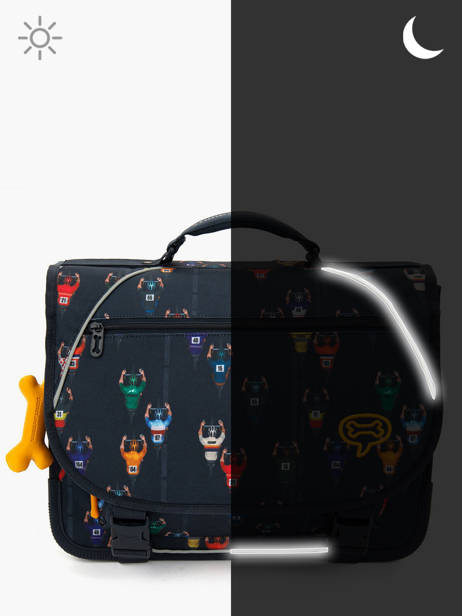 Satchel 2 Compartments Lily Boys Stones and bones Multicolor boys B other view 5