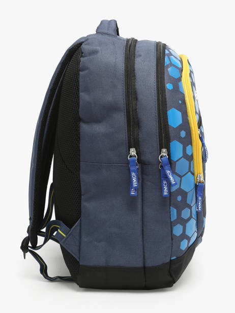 3-compartment Backpack Real madrid Blue real 24BR204B other view 2