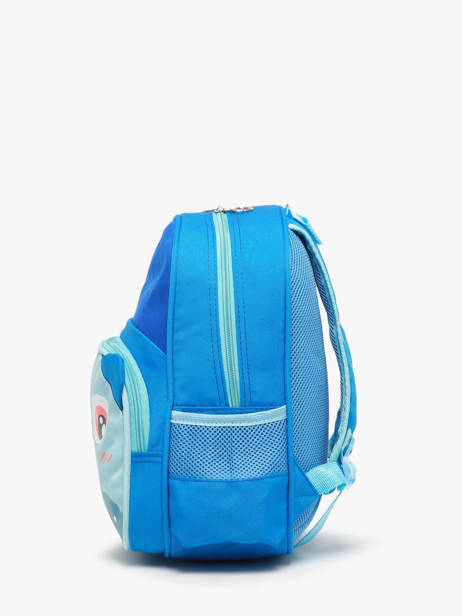 Mini Backpack Miniprix Blue animal 608 other view 2
