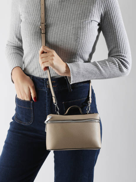 Shoulder Bag Grained Miniprix Brown grained DQ8689 other view 1