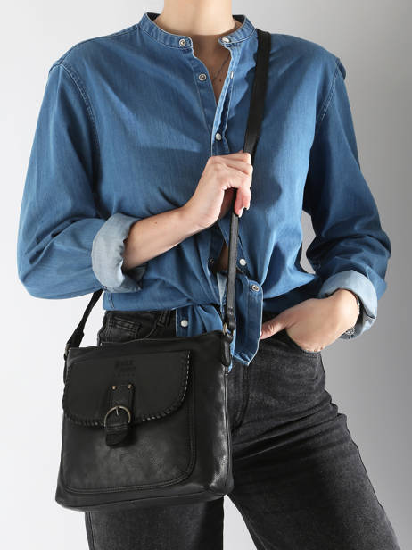 Shoulder Bag Utility Leather Basilic pepper Black utility BUTI06 other view 1
