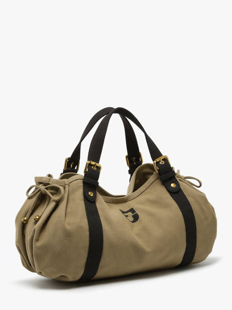 Shoulder Bag Canvas Cotton Gerard darel Green canvas DBS01450 other view 1