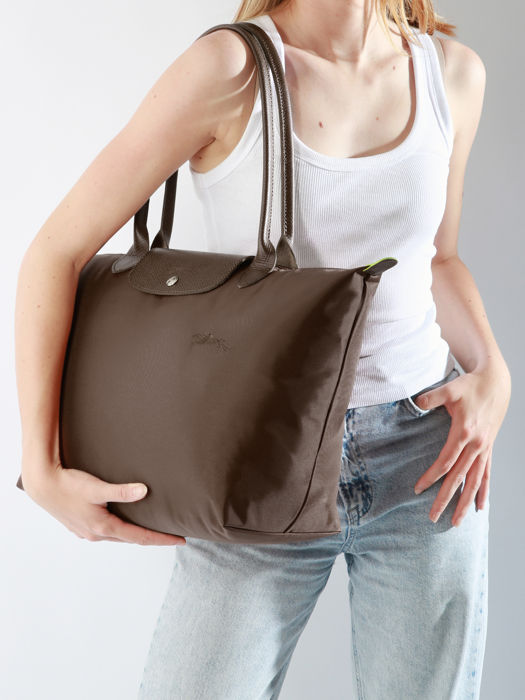 Longchamp Le pliage green Hobo bag Brown