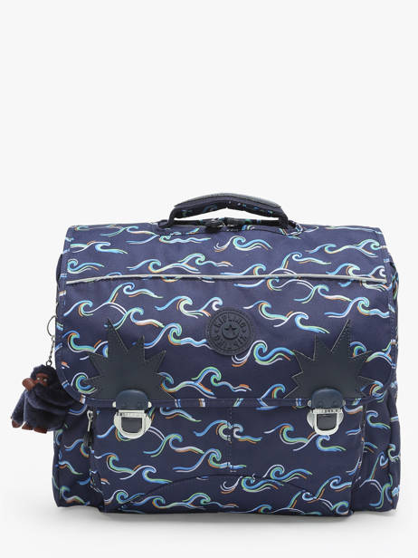 2-compartment Satchel Kipling Blue back to school / pbg PBGI7055