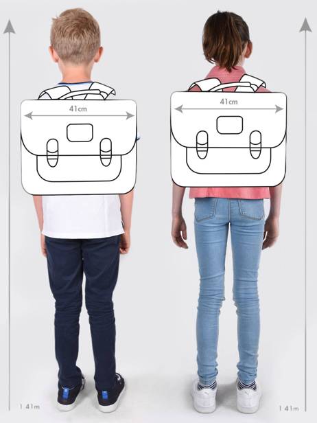 2-compartment Satchel Kipling Blue back to school / pbg PBGI6543 other view 1