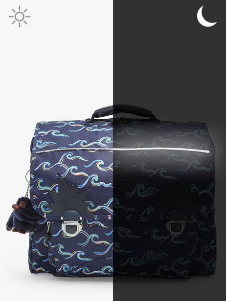 2-compartment Satchel Kipling Blue back to school / pbg PBGI7055 other view 5