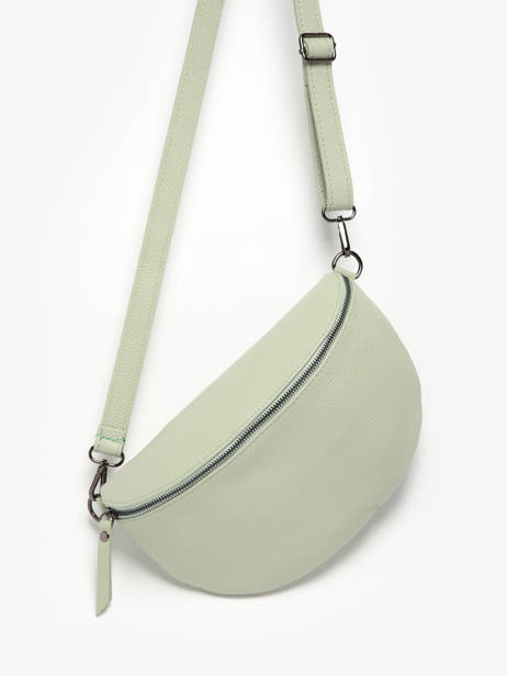 Leather Caviar Belt Bag Milano Green caviar CA21123 other view 2