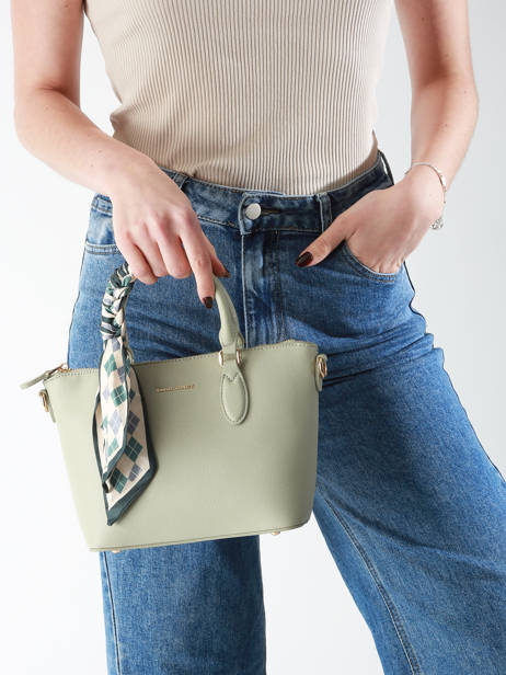 Satchel Saffiano David jones Green saffiano CM7347 other view 1
