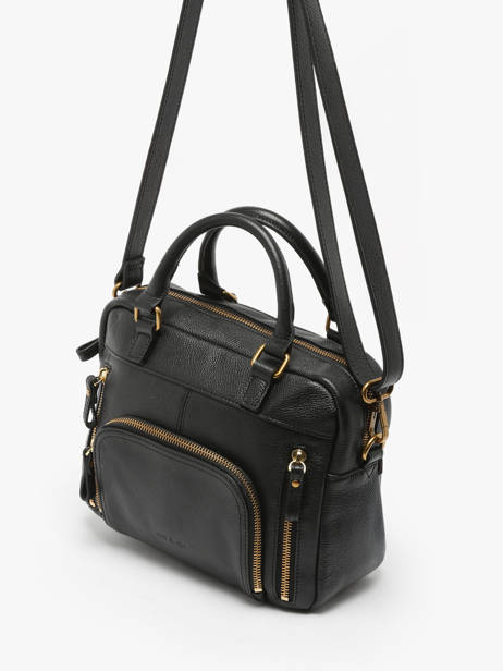 Leather Baby Macy Crossbody Bag Nat et nin Black vintage BABYMACY other view 2