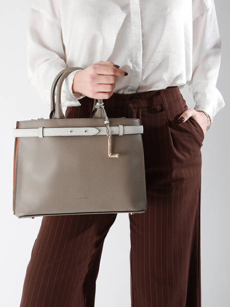 Satchel Faubourg Leather Lancel White faubourg A13548 other view 1