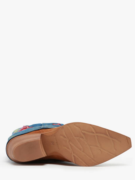 Santiago Boots In Leather Metisse Multicolor women DX2021 other view 5
