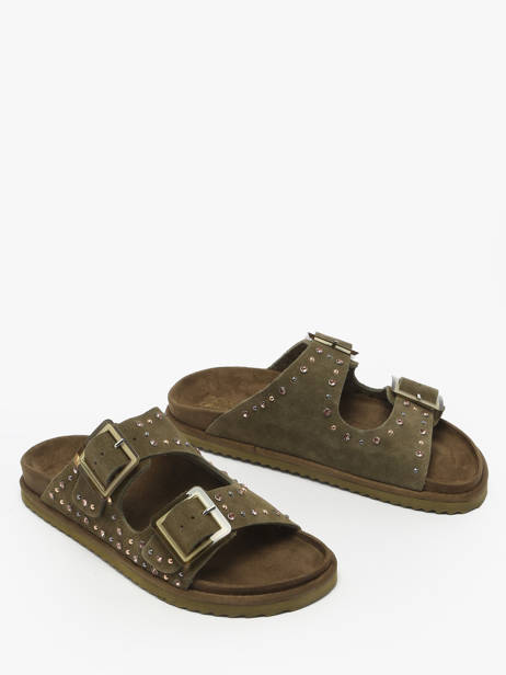 Slippers Fusbett Colors of california Green women HCBIOW05 other view 1