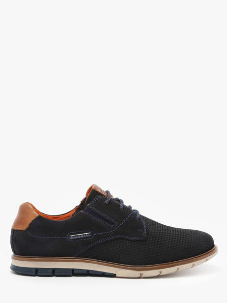 Sneakers Simone In Leather Bugatti Blue men 3319711S
