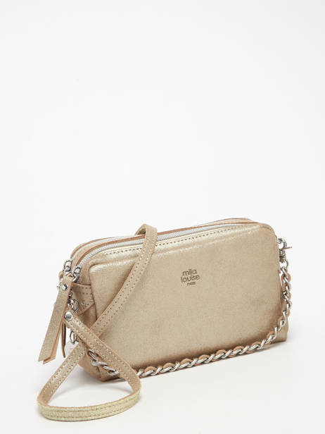 Crossbody Bag Vintage Leather Mila louise Beige vintage 23673XSX other view 2