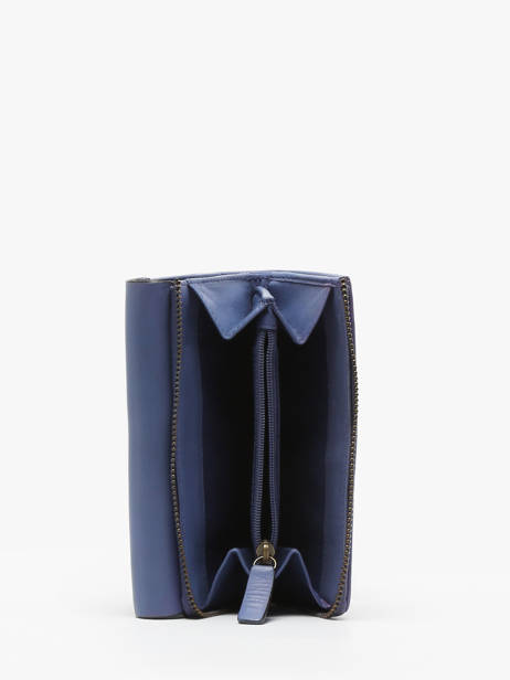 Wallet Leather Biba Violet wallet VET1L other view 2