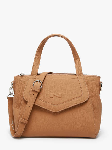 Leather Cacao Top-handle Bag Nathan baume Brown candy 6