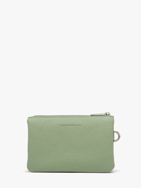2-compartment Leather Pouch Nathan baume Green original n 283N other view 2