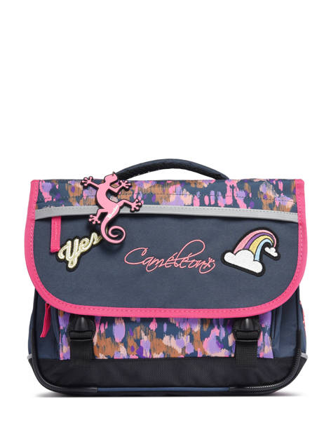Satchel 2 Compartments Cameleon Blue actual PBBACA35 other view 6