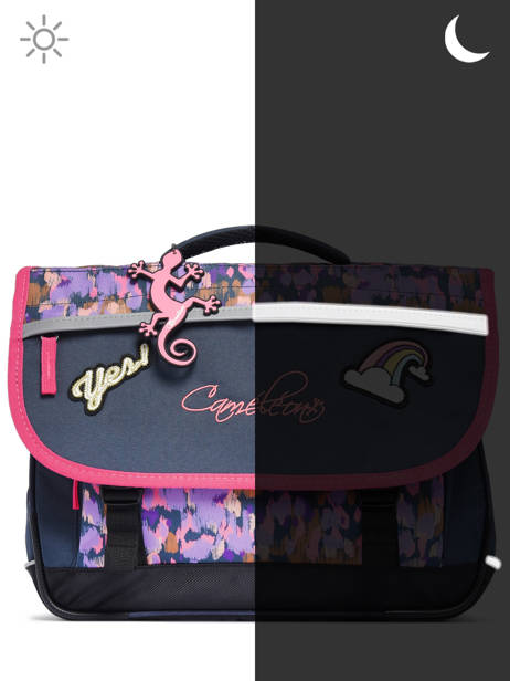 Satchel 2 Compartments Cameleon Blue actual PBBACA35 other view 7