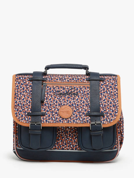 Wheeled Schoolbag 2 Compartments Cameleon Brown vintage fantasy PBVGCA35