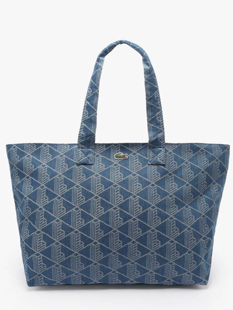 Shoulder Bag Heritage Jacquard Cotton Lacoste Blue heritage jacquard NU4994PB