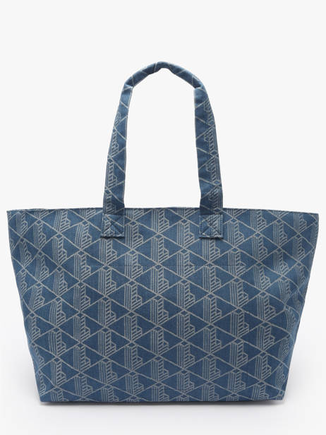 Shoulder Bag Heritage Jacquard Cotton Lacoste Blue heritage jacquard NU4994PB other view 4