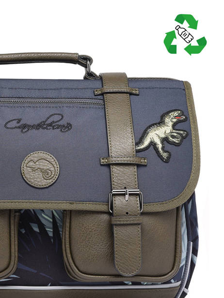 Satchel 2 Compartments Cameleon Gray vintage urban 27 other view 2