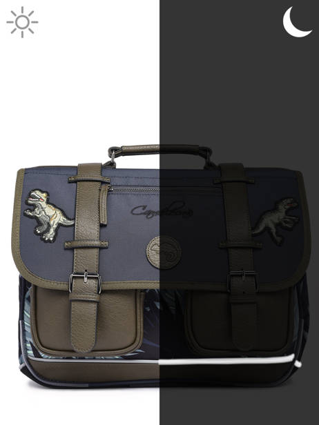 Satchel 2 Compartments Cameleon Gray vintage urban 27 other view 8