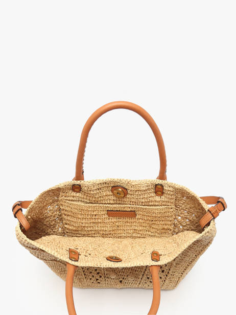 Shoulder Bag Raphia Gerard darel Beige raphia DBS67454 other view 3