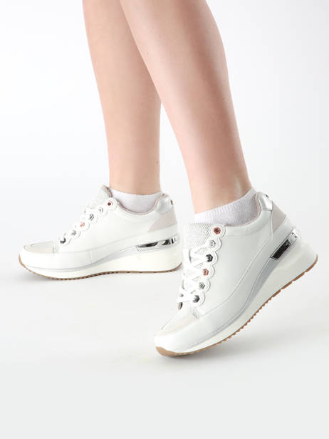 Sneakers Viroum In Leather Mam'zelle White women CSIJK67 other view 1