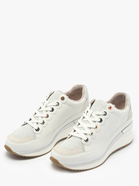 Sneakers Viroum In Leather Mam'zelle White women CSIJK67 other view 2