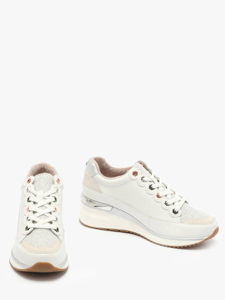 Sneakers Viroum In Leather Mam'zelle White women CSIJK67 other view 3