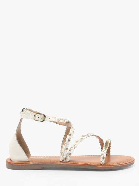 Flip Flops Diah In Leather Les tropeziennes White women DIAH
