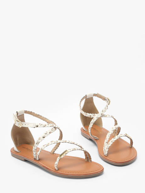 Flip Flops Diah In Leather Les tropeziennes White women DIAH other view 1