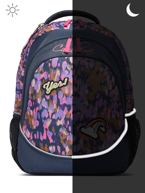2-compartment Backpack Cameleon Blue actual PBBASD39 other view 7