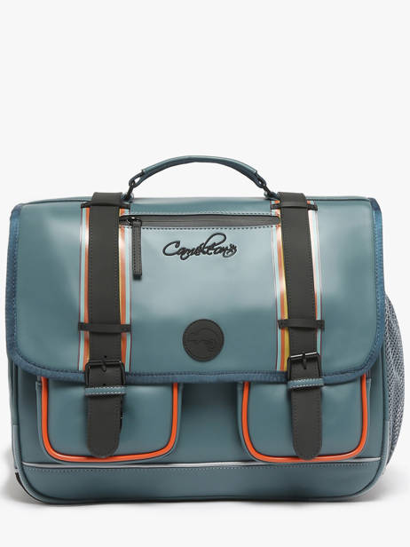 3-compartment Satchel Cameleon Blue vintage north PBVWCA41