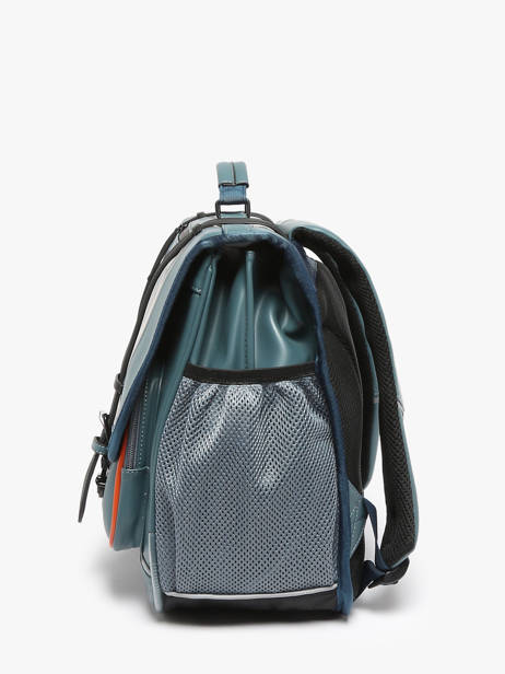 3-compartment Satchel Cameleon Blue vintage north PBVWCA41 other view 3