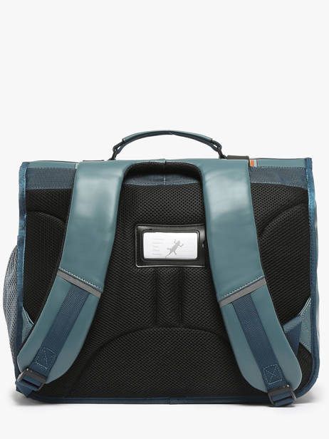 3-compartment Satchel Cameleon Blue vintage north PBVWCA41 other view 5
