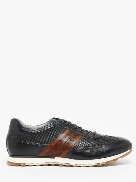 Sneakers Ivar In Leather Bugatti Blue men 331ARX01
