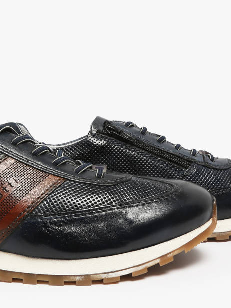 Sneakers Ivar In Leather Bugatti Blue men 331ARX01 other view 3