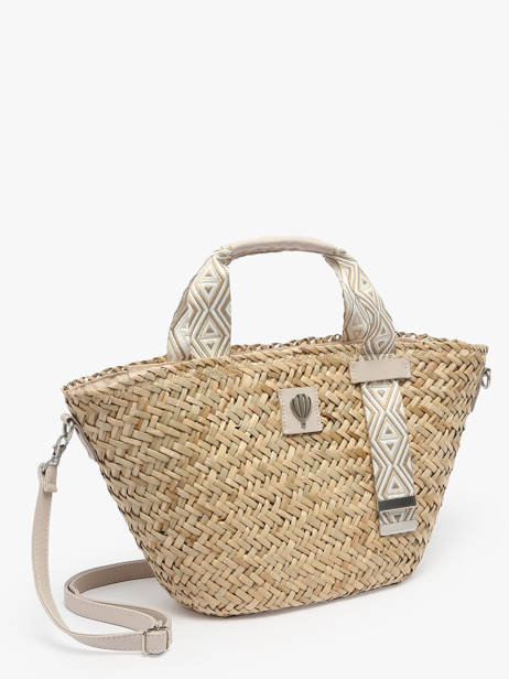 Shopping Bag Estival Straw Le voyage en panier Beige estival PM848 other view 2