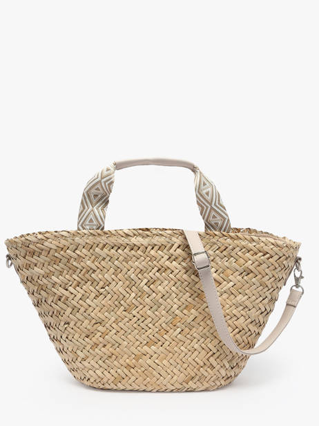 Shopping Bag Estival Straw Le voyage en panier Beige estival PM848 other view 4